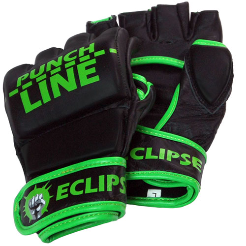 כפפות MMA מקצועיות מעור אמיתי עם תוספת ריפוד Eclipse – תמונה 2