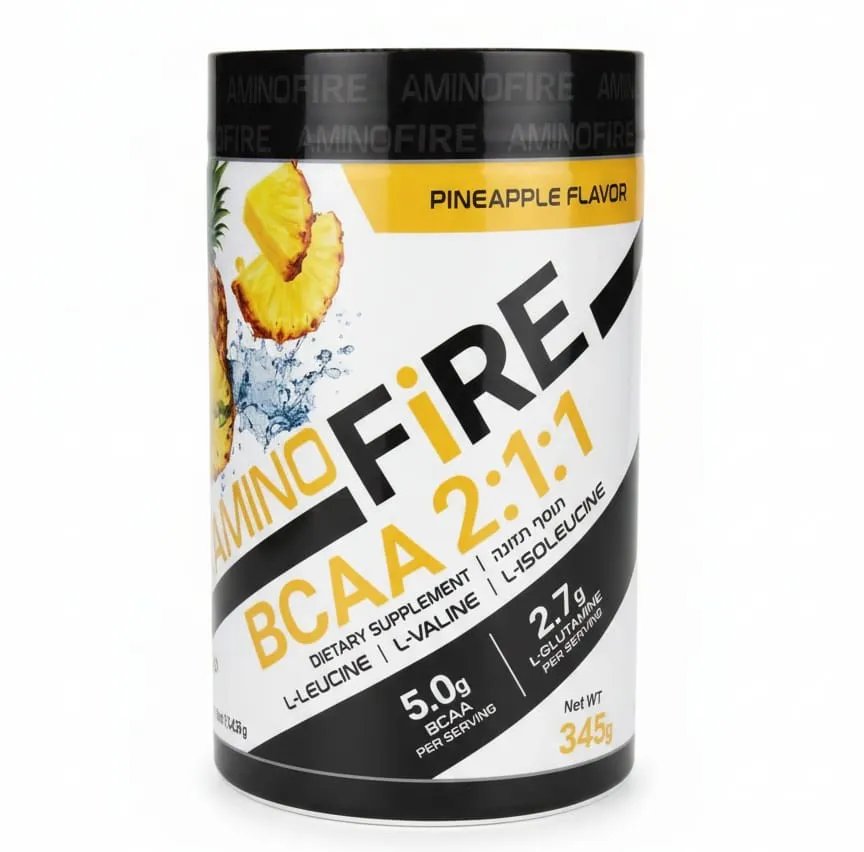 אבקת חומצות אמינו פייר בי סי איי איי 345 גרם | Amino FIRE BCAA – תמונה 3