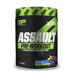 קדם אימון אסולט 345 גרם מבית מאסל פארם | Assault Pre-Workout By MusclePharm