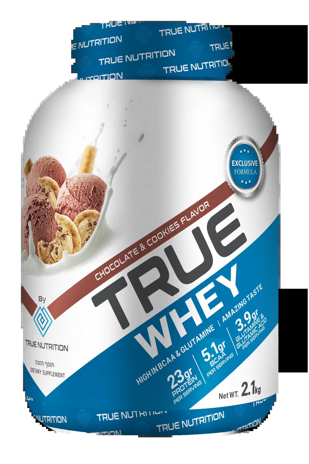אבקת חלבון מי גבינה טרו נוטרישן וואי 2.1 ק"ג | TRUE NUTRITION WHEY