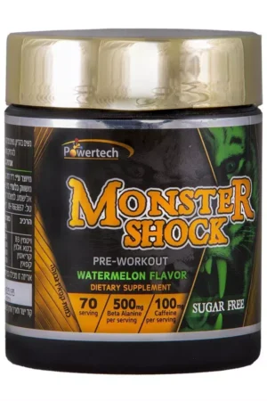קדם אימון Monster Shock | מונסטר שוק 220 גרם - מחיר בלעדי לאתר*