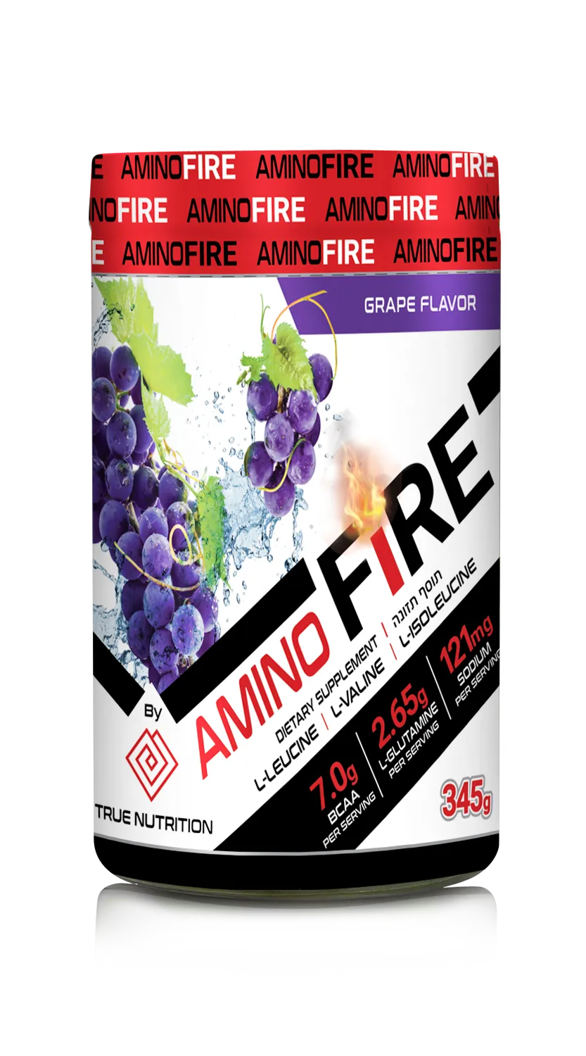 אבקת חומצות אמינו פייר בי סי איי איי 345 גרם | Amino FIRE BCAA